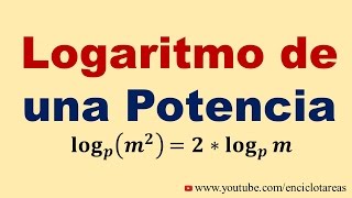 LOGARITHM OF A POWER - Solved Exercises