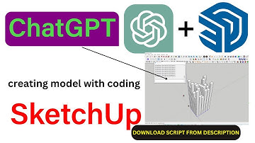 SketchUp + ChatGPT / random push pull | part -1