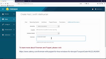 08.Provision CentOS on a new server using Foreman
