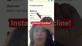Instacart Walmart Decline