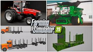 Farm Sim News - Case MX Magnum, JD X9, Semitruck Bodyworks, & Flat Rack Containers | Farm Sim 25