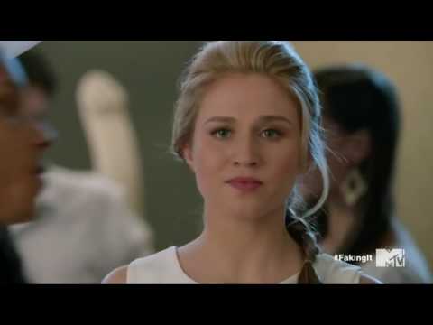 Faking it season 3  karma and zita kiss