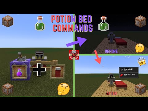 Command Block Tutorial #163: Potion Bed Commands in Minecraft (1.19+)