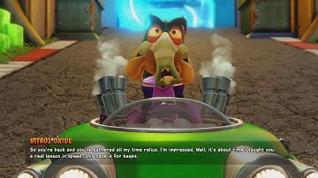 Crash Team Racing Nitro Fueled PS4 - Adventure 101% Hard Mode Final N. Oxide Boss Rematch