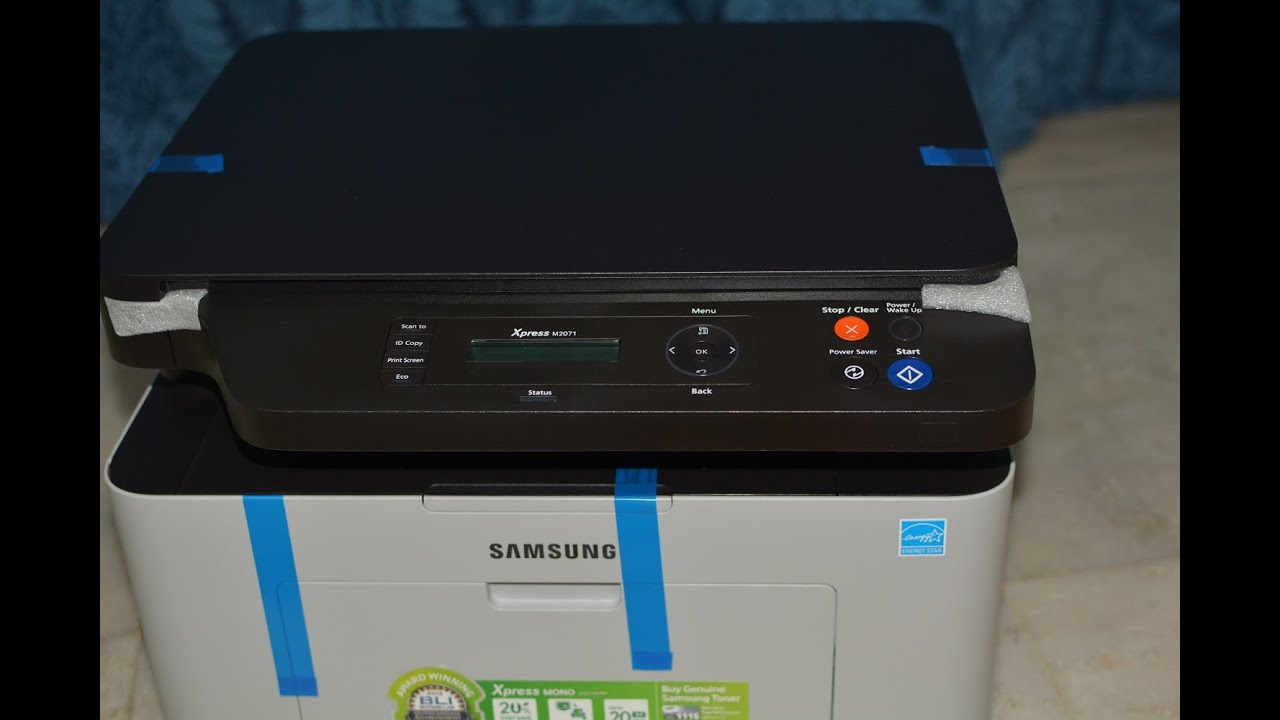 Samsung SLM2071/XIP MultiFunction Laser Printer YouTube