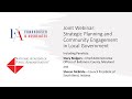 Joint Webinar: Strategic Planning and Community Engagement in Local Government