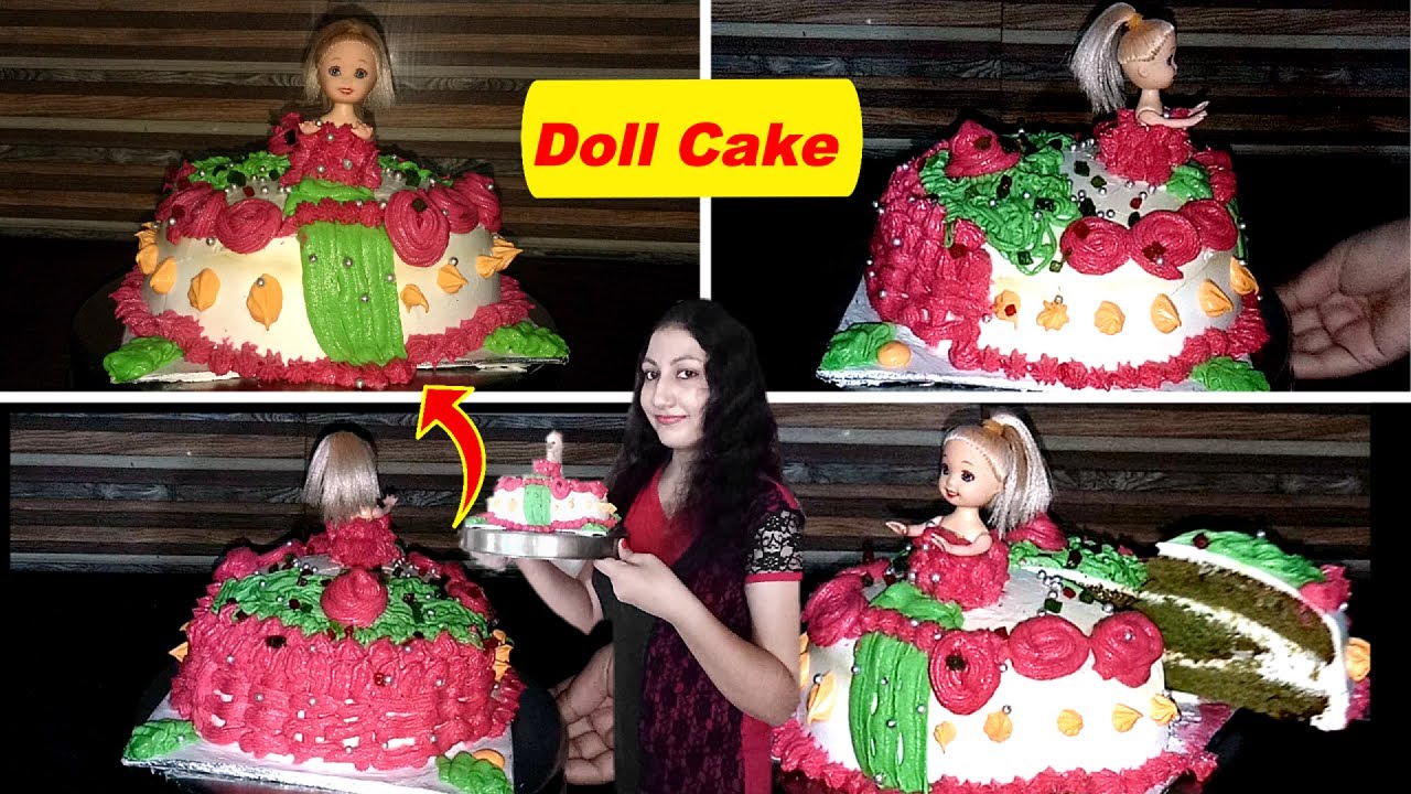 Doll Cake On Convection Mode Of Microwave How To Make Cake In doll-cake-on-convection-mode-of-microwave-how-to-make-cake-in
