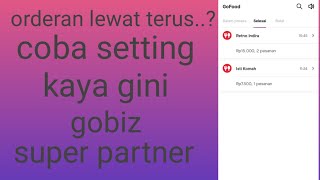 Cara pengaturan notifikasi gobiz dan grab merchant