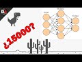 Inteligencia ARTIFICIAL APRENDE a jugar AL DINO GAME DE CHROME - ia google dinosaurio