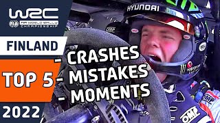 Top 5 Moments | WRC Secto Rally Finland 2022