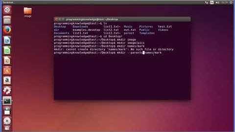 Ubuntu Lesson 6: mkdir Command - Tutorial For Beginners