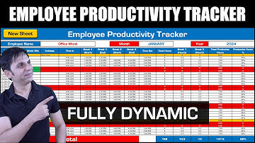 𝐄𝐌𝐏𝐋𝐎𝐘𝐄𝐄 𝐏𝐑𝐎𝐃𝐔𝐂𝐓𝐈𝐕𝐈𝐓𝐘 𝐓𝐑𝐀𝐂𝐊𝐄𝐑 𝐢𝐧 𝐄𝐱𝐜𝐞𝐥 𝟐𝟎𝟐𝟒 | 𝐄𝐦𝐩𝐥𝐨𝐲𝐞𝐞 𝐏𝐫𝐨𝐝𝐮𝐜𝐭𝐢𝐯𝐢𝐭𝐲