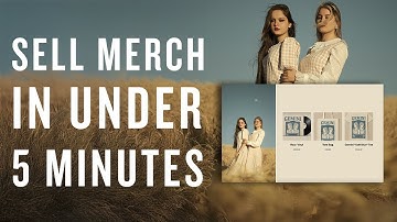 How to Build a Merch Store for Your Music in Under 5 Minutes