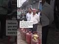 People Line Up for Cooking Gas as Supply Concerns Rise in India #geopolitics #iranisraelwar #lpg