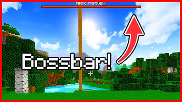 How to Create a Bossbar in Minecraft