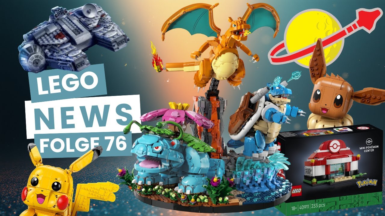 Deine LEGO News (Folge 76): Pokémon, Harry Potter, Fortnite, Star Wars, ...