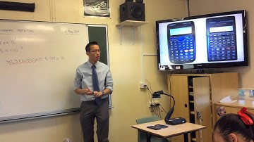 Review: Converting Numbers to Scientific Notation