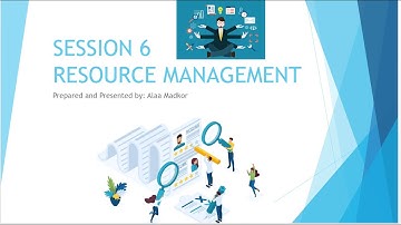 7.1. Resource Management - Part 1 : Introduction