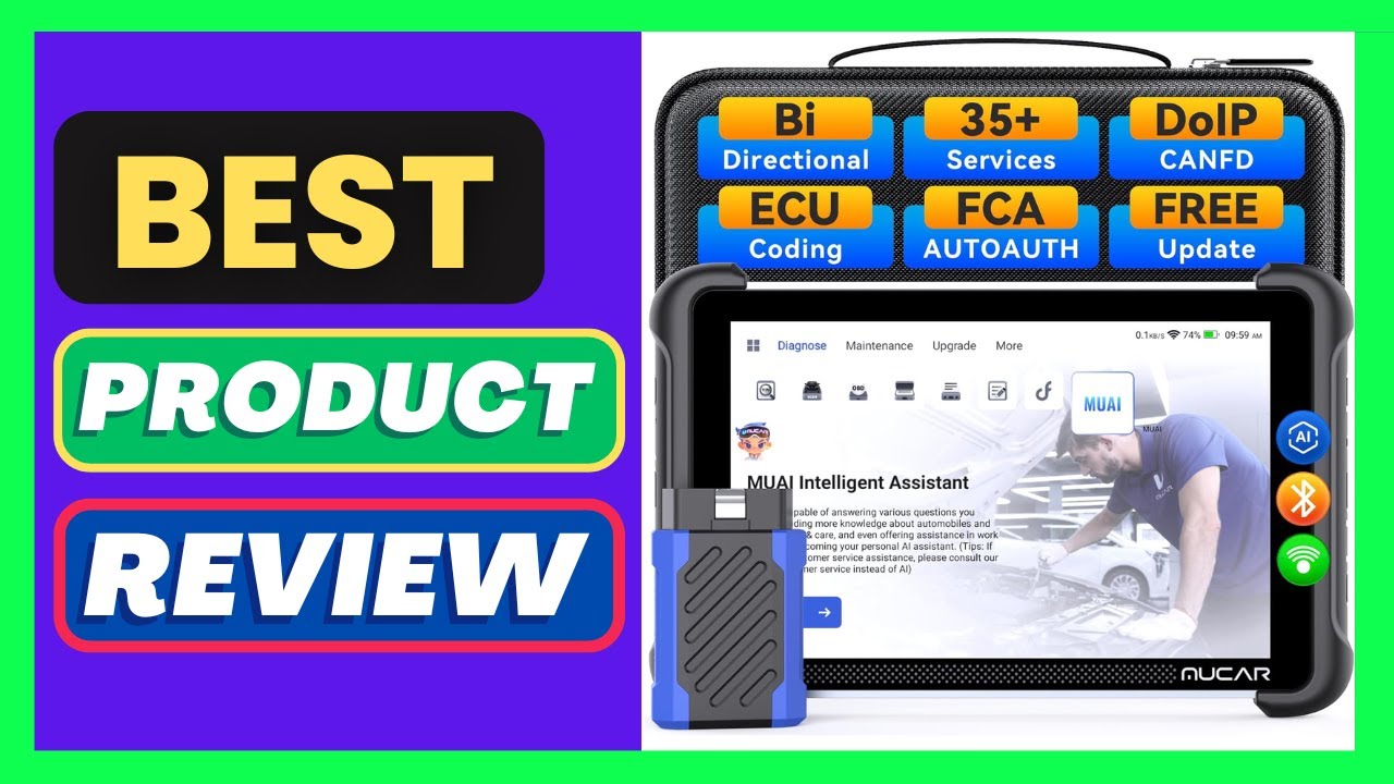 MUCAR 892BT AI-Assisted Bidirectional Scan Tool, Full System