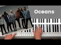 Oceans  piano tutorial and chords hillsong united