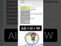 Wrap Text in Excel in Seconds ⚡ |text line by line in excel #excel #exceltelugu #excelshortcuts