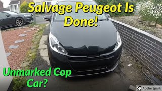 Salvage 2018 Peugeot 208 Is More Or Less Finished - Looks Like An Undercover Cop Car!!! screenshot 3