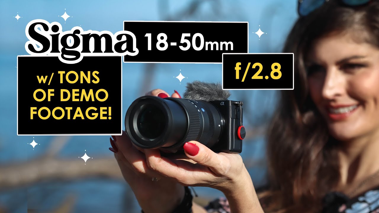 Sigma 18-50mm f/2.8 DC DN Contemporary Lens for VIDEO- Review & FOOTAGE on  Sony Zv-e10