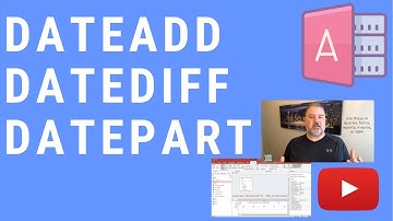 How to Use DateAdd, DateDiff, and DatePart to Calculate Dates in MS Access