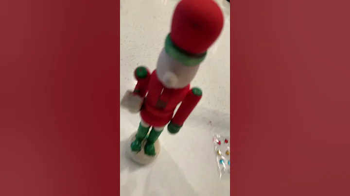 Decorating a nutcracker        # Christmas