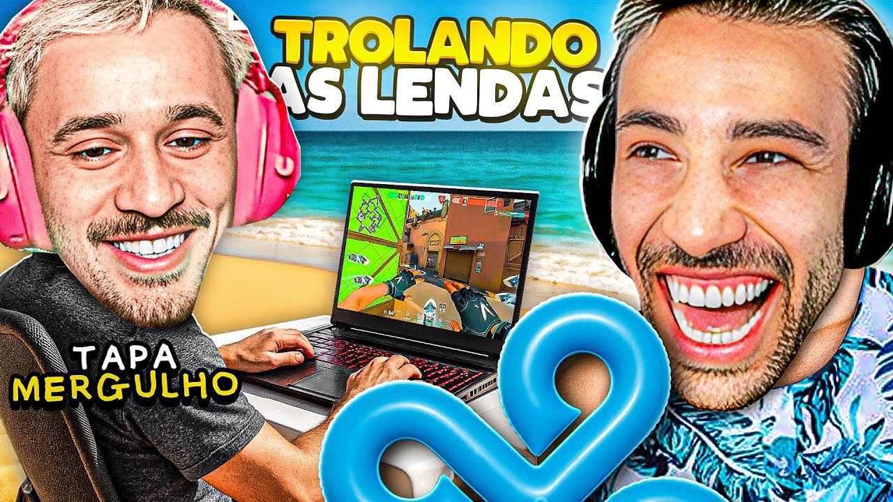 FIZ MILAGRE E GANHEI COM O FURQ NA PRAIA! | TROLANDO AS LENDAS #47 - TcK10