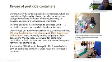 FAO-GEF Webinar: Managing empty pesticide containers in Central Asia