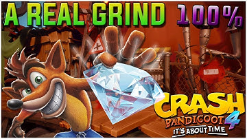 Crash Bandicoot 4 - "A Real Grind" 100% All Boxes, Hidden Gem, 100% Walkthrough
