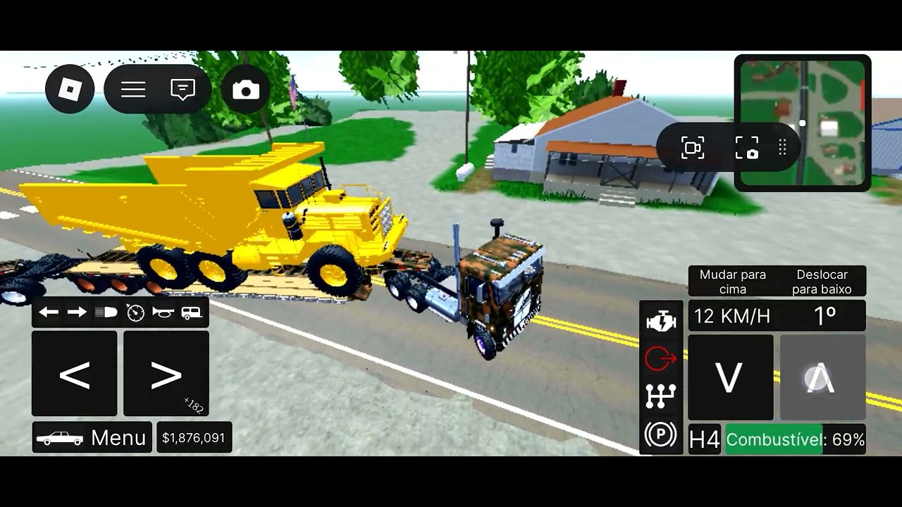 Carreguei dois megas caminhões da fazenda para o lixão (Épico fora da estrada Roblox) 