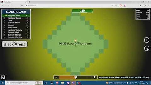 territorial.io "%runs, black arena, very easy" speedrun in 1:28 (WR)