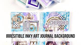Irresistible Inky Art Journal Background
