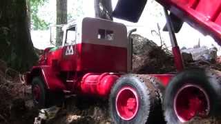 Hayes dump truck hauling gravel 3