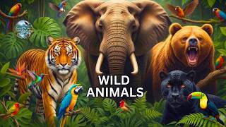 Jungle Animals in 4K Ultra HD (60FPS) Nature at Its Best