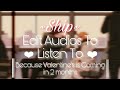 ❝SHIP SAD/HAPPY EDIT AUDIOS TO LISTEN TO || While waiting for Valentine's day 👀