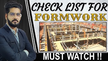 Checklist For Shuttering - How To Check Shuttering - Checklist for Formwork In Hindi By CivilGuruji