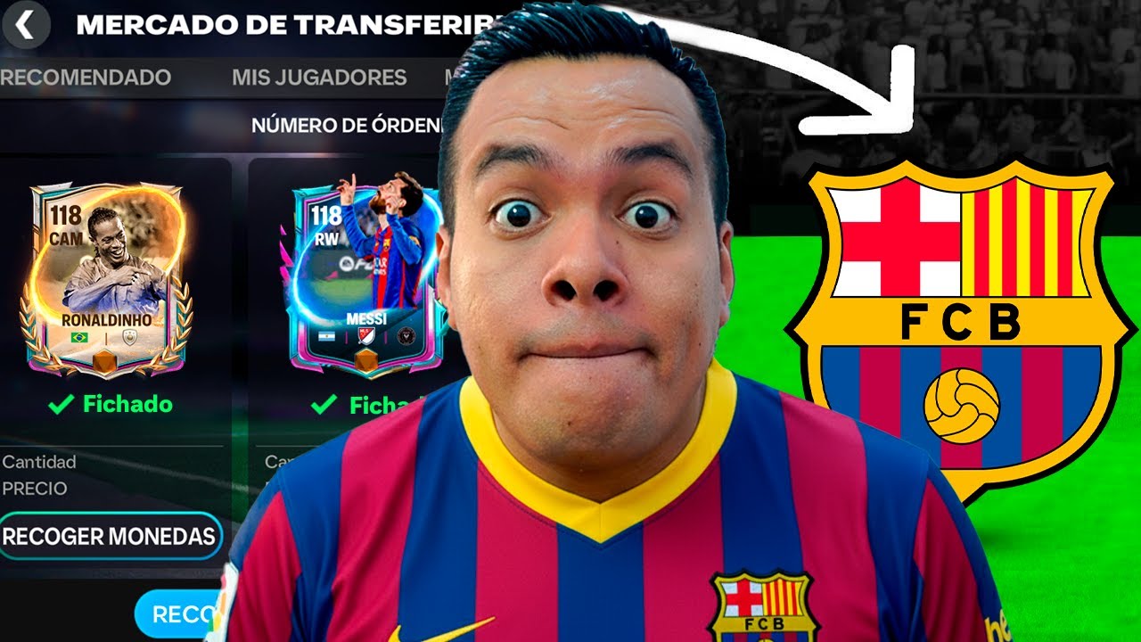 Construí el MEJOR FC Barcelona POSIBLE en FC Mobile