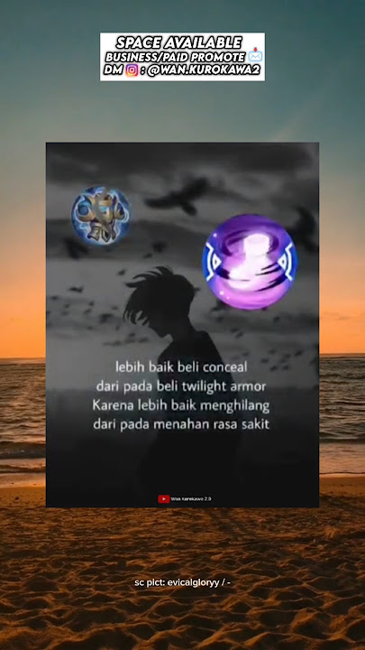 Lebih baik menghilang daripada menahan rasa sakit🥲👍#mobilelegends #sad #mememobilelegends #mlbb