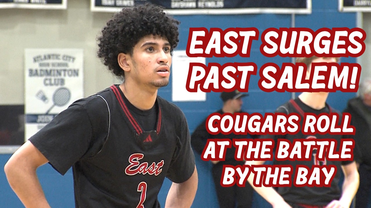 Черри Хилл Ист 74 Салем 56 | Баскетбол среди юношей | Битва у залива | Крис Дельгадо 17 очков