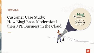 How Biagi Bros. modernized their 3PL business in the cloud