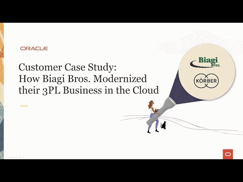 How Biagi Bros. modernized their 3PL business in the cloud