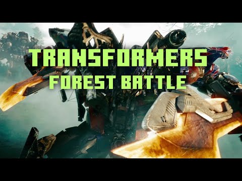 Transformers Forest Battle but with Minecraft sounds…
