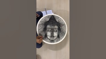 #buddha #string #portrait #art #shortsvideo #shorts #youtubeshorts #youtubeshortsvideo