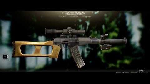 Escape From Tarkov - Weapon Modding (Escape From Tarkov, Scum, DayZ, PubG, Weapons, Realistic,)
