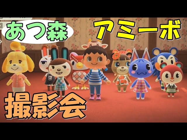 アミーボ】あつ森amiibo撮影会 スイッチあつまれどうぶつの森