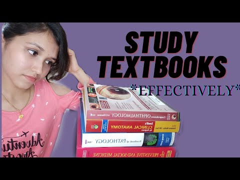 How to study textbooks *effectively* | Medical textbooks study tips