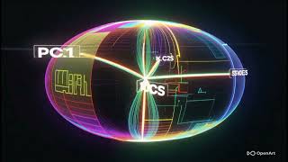 Exploring the Geometry of Data Compression: Neon Visuals and SVD Breakdown